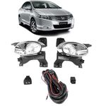 Farol de Milha Honda City 2009 a 2011 Botão Modelo Original Jogo 