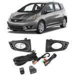 Farol de Milha Honda Fit 2009 a 2012 Botão Modelo Original Jogo 