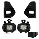 Farol de Milha Nissan Kicks 2021 Em Diante Led Botão Modelo Original Jogo 