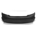 Parachoque Traseiro Honda Civic 2012 á 2016 S/ Furo do Sensor Preto Liso 