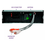 Rádio Roadstar RS-2604BR FM/ Auxiliar/ USB/ SD Card/ Bluetooth