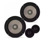 Kit Falante 2 Vias Selenium 6 Polegadas + 2 Tweeter + 2 Crossover 120WRMS Par 
