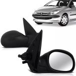 Retrovisor Peugeot 206 e 207 2000 a 2014 Controle Manual