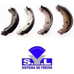 Sapata de Freio Gol e Voyage G5 e G6 2008 a 2012 Fox, Spacefox e Crossfox 2003 a 2014 UP Traseiro Jogo