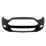 Parachoque Dianteiro New Fiesta 2014 Em Diante Sedan Preto Liso 