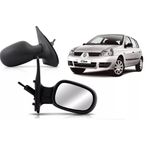 Retrovisor Clio 1999 a 2012 C/ Controle Manual 