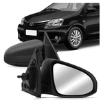 Retrovisor Etios 2015 Em Diante C/ Controle Manual 