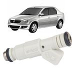 Bico Injetor Logan, Sandero e Symbol 2007 a 2013 1.6 16V Flex Branco Peça 