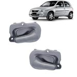 Maçaneta da Porta Corsa Até 2002 Classic 2003 Em Diante Cinza Interna Dianteira 