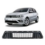 Grade Central Gol, Voyage e Saveiro G8 Preto C/ Furo Central Inferior 