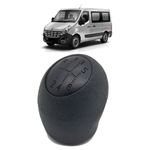 Manopla De Câmbio Renault Master 2010 Em Diante 6 Marchas Preto 