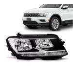 Farol Tiguan 2018 a 2021 Elétrico C/ Motor C/ Led Lado Direito 