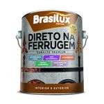 ESMALTE DIRETO NA FERRUGEM PRIMER LARANJA ZARCAO BRASILUX GL