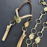 TRAIA NO METAL AMARELO (PEÇAS NOVAS) - CABEÇA DE MULA