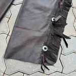 Calça de Couro T&C - Café - Adulto