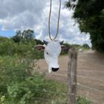 Cabeça de Boi para retrovisor - Branco