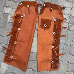 Calça de Couro T&C - Castor - Adulto