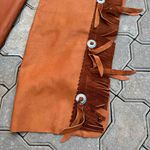 Calça de Couro T&C - Castor - Adulto