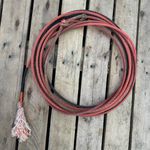 Laço / Corda de Team Roping USADA - Tom VERMELHO (PODE TER VARIAÇÃO)