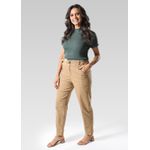 Blusa Feminina Modal Gola Alta Verde