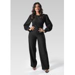 Conjunto Feminino Alfaiataria Bordado Preto - 0005 / 210