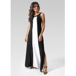 Vestido Longo Regata Em Malha Preto - 0005 / 210