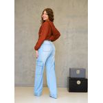 calça cargo JEANS CLARO