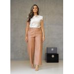 calça courino CAQUI