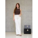 calça wide leg OFF WHITE