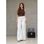 calça wide leg OFF WHITE