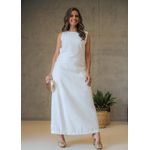 VESTIDO BASICO OFF WHITE - LEZ A LEZ