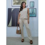 conjunto de calça BEGE