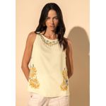 blusa estampadsa BEGE