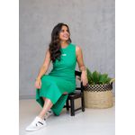 vestido midi VERDE
