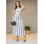 vestido midi estampado 