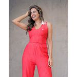 blusa com gola polo colcci LISTRAS