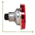 Lanterna Vermelha de Freio Traseira Massey - Pradolux 6233240