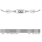 Estabilizador 3/4 Massey Ferguson 50X/55X/65X/235 - 1482800-2