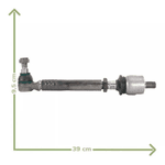 Barra Direção LD Trator Massey 250/265/275/290/283 040668