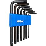 Jogo de Chave Torx Curta 7 Peças T10 A T40 Kala