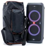 Case Bolsa Bag Jbl Partybox 100 Com Bolso Para Cabos Sem Espuma