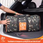 Case Bolsa Bag Jbl Partybox 100 Camuflada Acolchoada A Prova D'agua