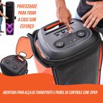 Case Bolsa Bag Capa Jbl Partybox 710 Espumada Com Alças E Aberturas Completas