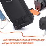 Case Bolsa Bag Capa Jbl Partybox 710 Espumada Com Alças E Aberturas Completas