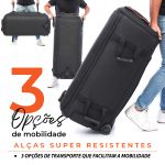 Case Bolsa Bag Capa Jbl Partybox 710 Espumada Com Alças E Aberturas Completas