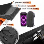Case Bolsa Bag Capa Jbl Partybox 710 Espumada Com Alças E Aberturas Completas