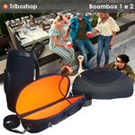 Case Capa Protetora Jbl Boombox 1 e 2 C/ Alça De Ombro Resistente Estampa 