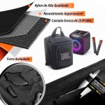 Bolsa Case Bag P/ Jbl Partybox Encore Acolchoada Com Bolso Para Microfones