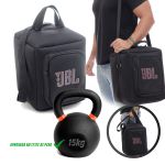 Bolsa Case Bag P/ Jbl Partybox Encore Acolchoada Com Bolso Para Microfones