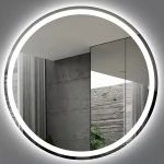 Espelho Grande Led Branco Frontal Embutido Decor 60x60 Super Luxo Bivolt 